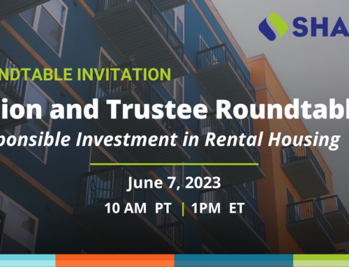 Invitation: Union and trustee roundtable session on responsible investment in rental housing